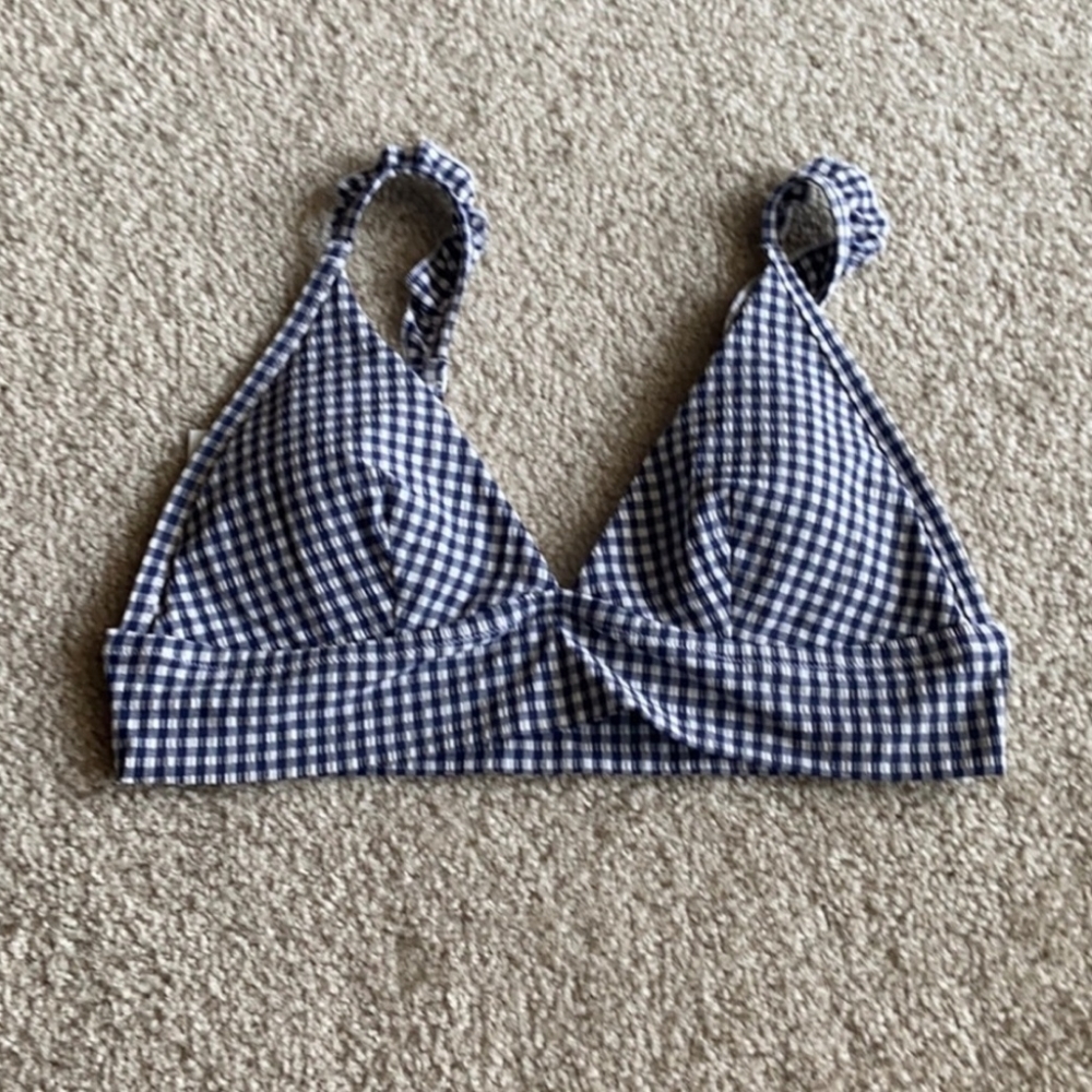 NWT Aerie gingham Swim Top